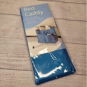 Whitmor Blue Bed Caddy Ripstop Organizer, New in Packaging